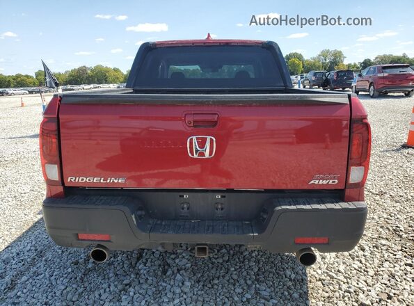 5FPYK3F18MB009591 2021 HONDA RIDGELINE Красный Вид сзади