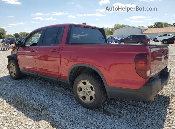 5FPYK3F18MB009591 2021 HONDA RIDGELINE Красный Задняя левая четверть