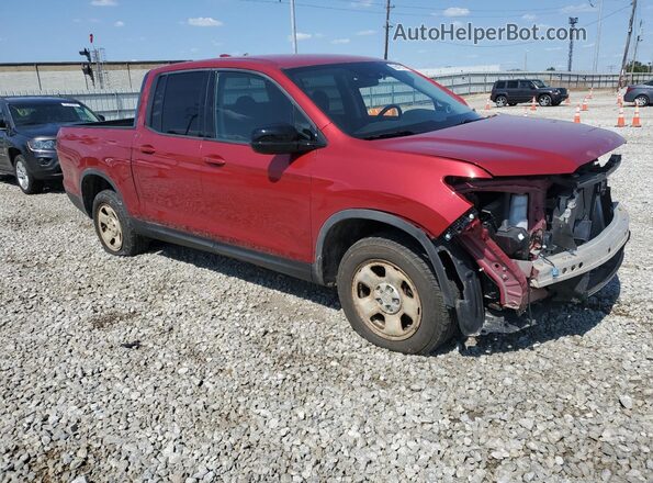 5FPYK3F18MB009591 2021 HONDA RIDGELINE Красный Передняя правая четверть