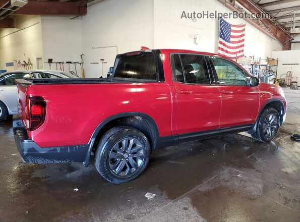 5FPYK3F19MB017943 2021 HONDA RIDGELINE Burgundy Rear right