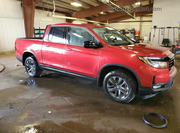 5FPYK3F19MB017943 2021 HONDA RIDGELINE Burgundy Front right