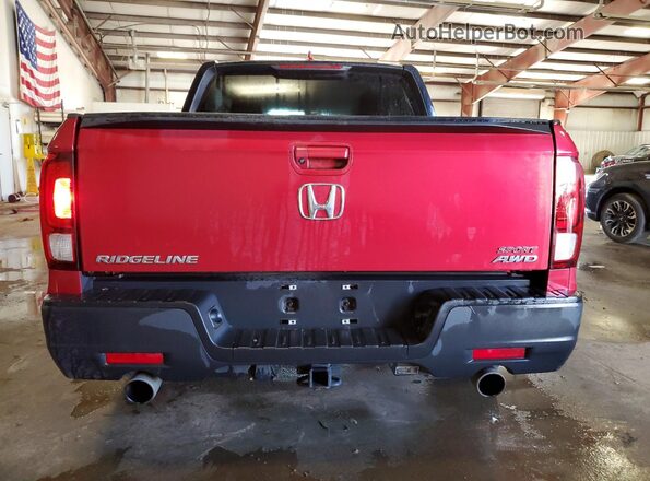 5FPYK3F19MB017943 2021 HONDA RIDGELINE Burgundy Rear view