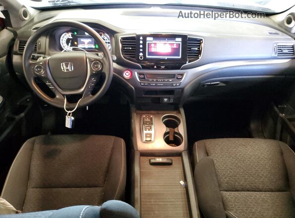 5FPYK3F19MB017943 2021 HONDA RIDGELINE Burgundy Dashboard view