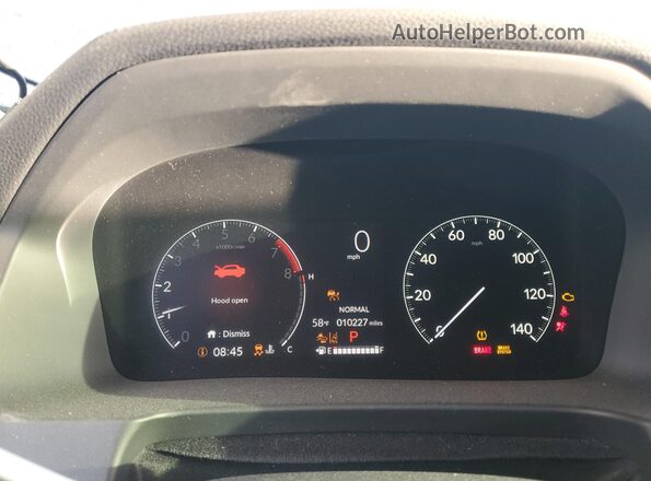 5FPYK3F19RB004343 2024 HONDA RIDGELINE Blue Вид щитка приладів