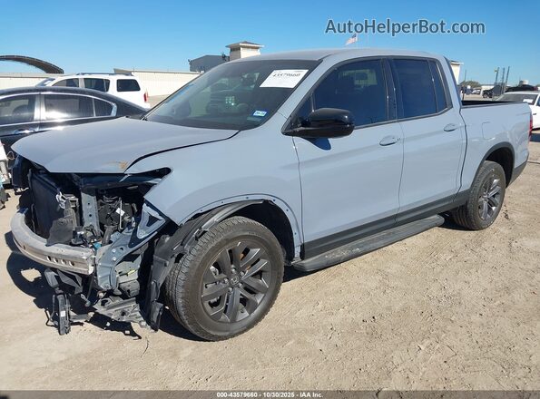 5FPYK3F19RB008215 2024 HONDA RIDGELINE Blue Front left