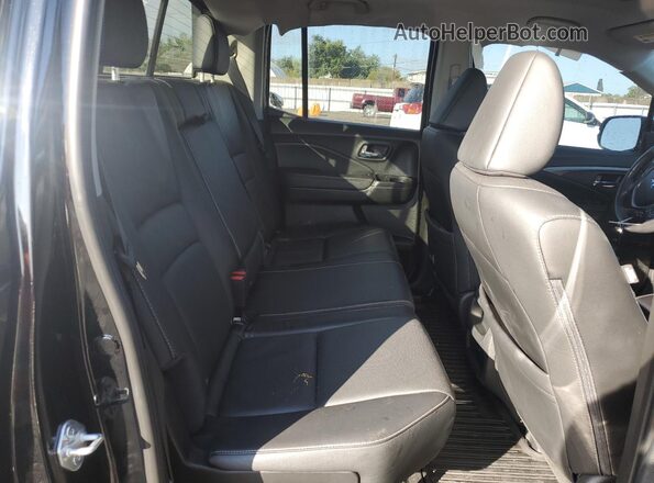 5FPYK3F50NB001036 2022 HONDA RIDGELINE Black Widok tylnych siedzeń