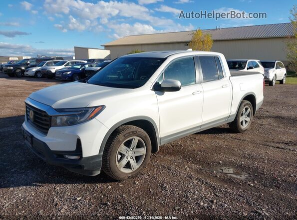 5FPYK3F50NB025921 2022 HONDA RIDGELINE White Przód lewy