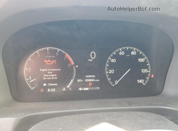 5FPYK3F50RB031322 2024 HONDA RIDGELINE Blue Widok zestawu wskaźników