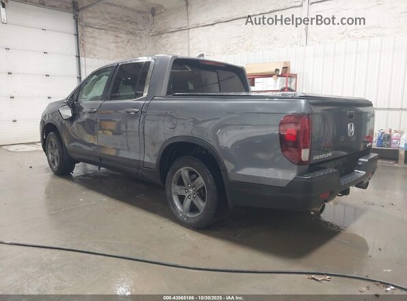 5FPYK3F52NB027668 2022 HONDA RIDGELINE Gray Задня ліва чверть