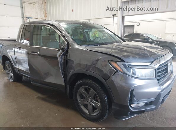 5FPYK3F52NB027668 2022 HONDA RIDGELINE Gray Вид спереду