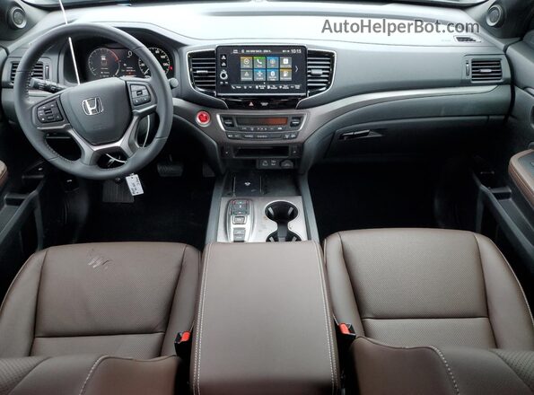 5FPYK3F55SB017406 2025 HONDA RIDGELINE Gray Առջևի վահանակի տեսք