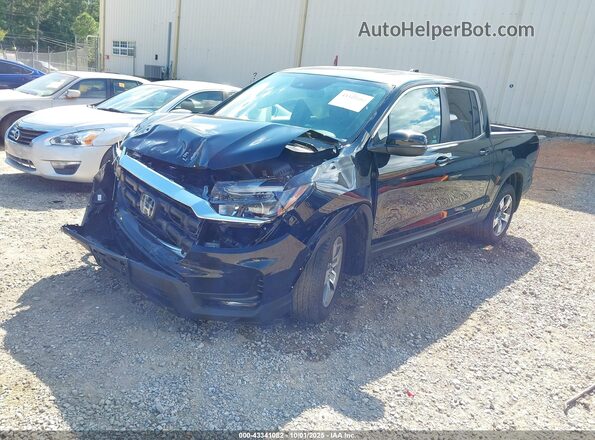 5FPYK3F56RB021975 2024 HONDA RIDGELINE Black წინა მარცხენა ხედი სამი მეოთხედიდან