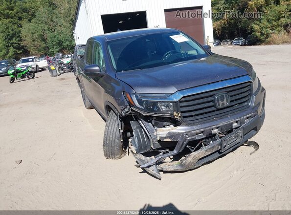 5FPYK3F57MB004983 2021 HONDA RIDGELINE Gray Front view