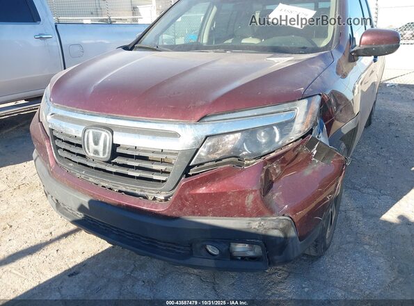 5FPYK3F59LB025820 2020 HONDA RIDGELINE Burgundy Front view