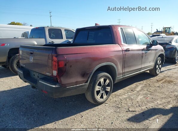 5FPYK3F59LB025820 2020 HONDA RIDGELINE Burgundy Rear right