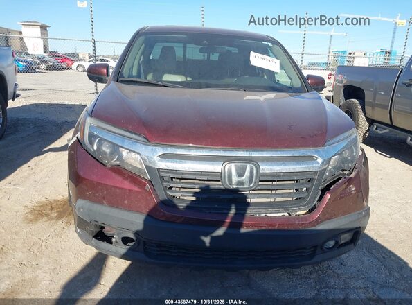 5FPYK3F59LB025820 2020 HONDA RIDGELINE Burgundy Instrument cluster view
