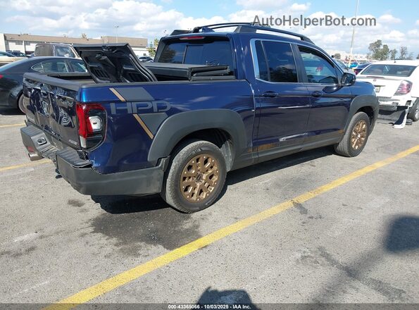 5FPYK3F59MB024538 2021 HONDA RIDGELINE Dark Blue Rear right