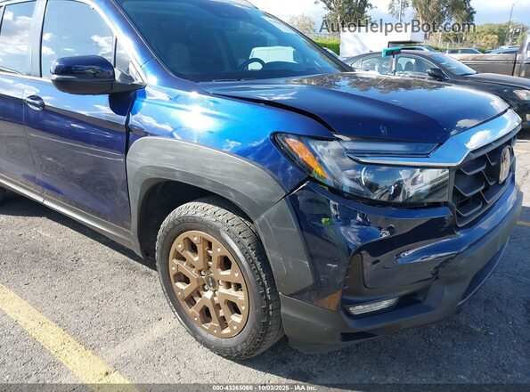 5FPYK3F59MB024538 2021 HONDA RIDGELINE Dark Blue Front view