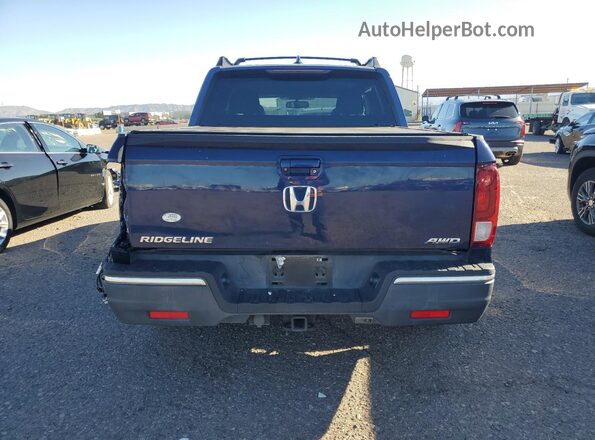 5FPYK3F66JB010620 2018 HONDA RIDGELINE Blue უკანა ხედი