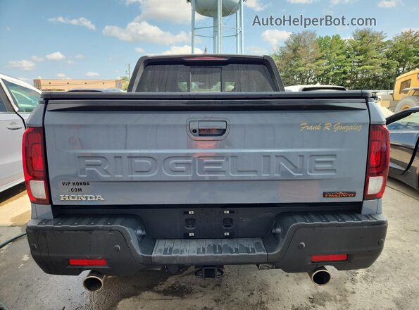 5FPYK3F69RB016438 2024 HONDA RIDGELINE Blue Vista trasera