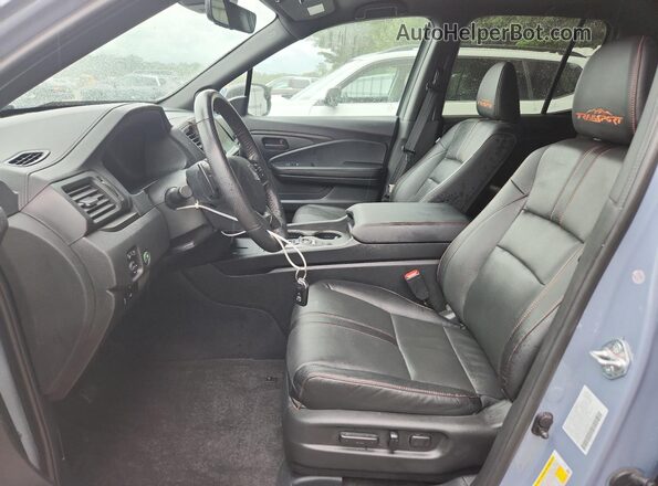 5FPYK3F69RB016438 2024 HONDA RIDGELINE Blue Vista interior delantera