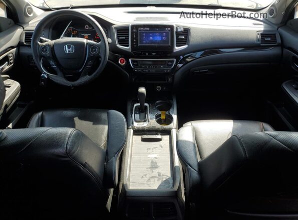5FPYK3F70JB003445 2018 HONDA RIDGELINE White Առջևի վահանակի տեսք