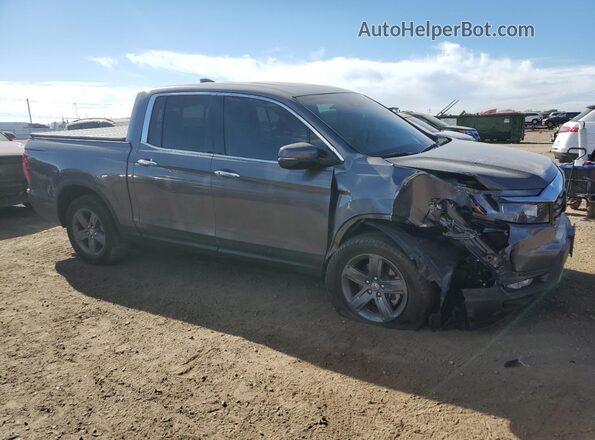 5FPYK3F70MB026423 2021 HONDA RIDGELINE Gray Առջևի աջ