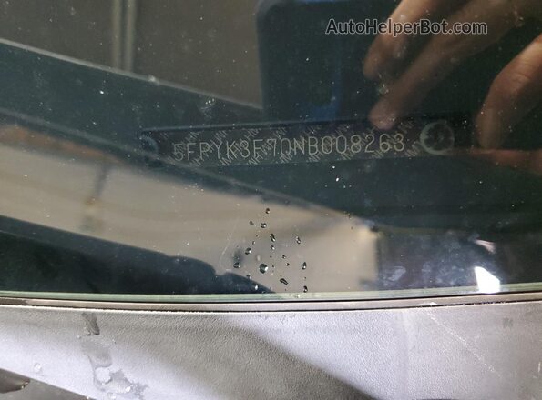 5FPYK3F70NB008263 2022 HONDA RIDGELINE Silver Vista de la etiqueta del VIN