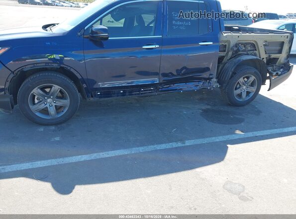 5FPYK3F71NB016923 2022 HONDA RIDGELINE Navy Вид спереду