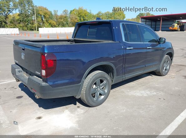5FPYK3F71NB016923 2022 HONDA RIDGELINE Navy Задня права чверть