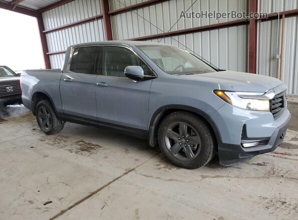 5FPYK3F73NB503279 2022 HONDA RIDGELINE Blue Front right