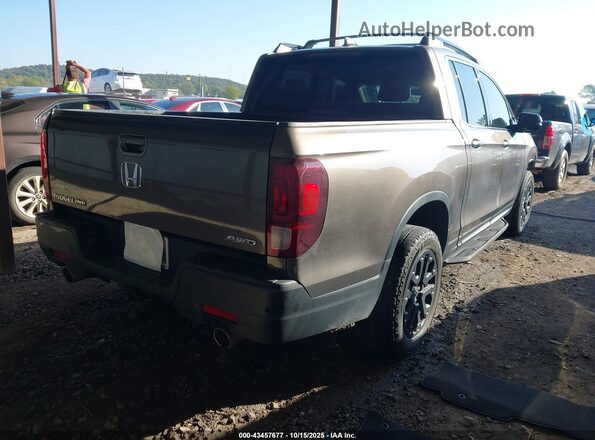 5FPYK3F75NB000661 2022 HONDA RIDGELINE Gray Trasero derecho