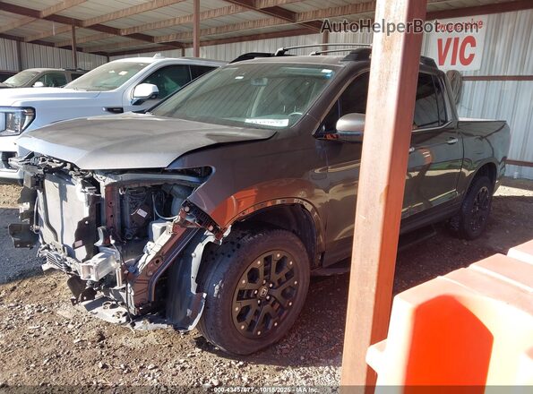 5FPYK3F75NB000661 2022 HONDA RIDGELINE Gray Vista tres cuartos delantera izquierda