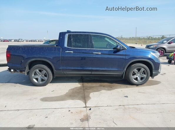 5FPYK3F76PB033929 2023 HONDA RIDGELINE Синий Вид задней части салона