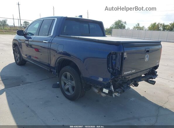 5FPYK3F76PB033929 2023 HONDA RIDGELINE Синий Задняя левая четверть