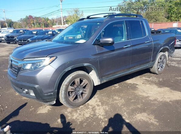 5FPYK3F77JB014457 2018 HONDA RIDGELINE Gray 