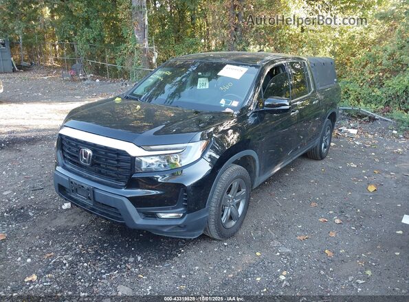 5FPYK3F78PB054216 2023 HONDA RIDGELINE Black წინა მარცხენა ხედი სამი მეოთხედიდან