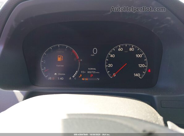 5FPYK3F81SB004338 2025 HONDA RIDGELINE Black Vista de los asientos traseros