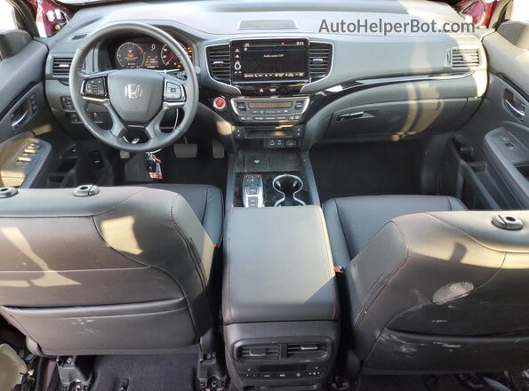 5FPYK3F81SB018725 2025 HONDA RIDGELINE Red წინა პანელის ხედი