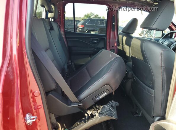 5FPYK3F81SB018725 2025 HONDA RIDGELINE Red უკანა სავარძლების ხედი