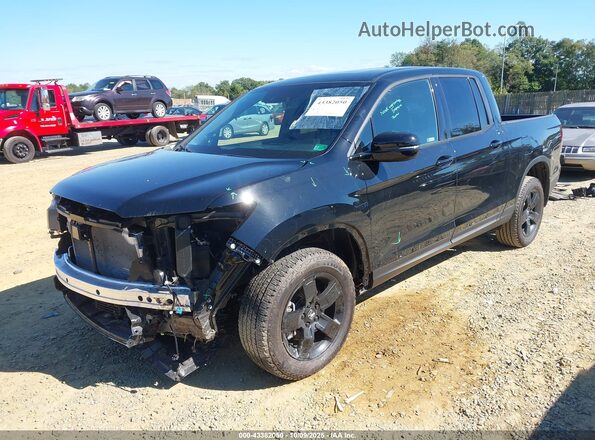 5FPYK3F83SB027555 2025 HONDA RIDGELINE Black წინა მარცხენა ხედი სამი მეოთხედიდან