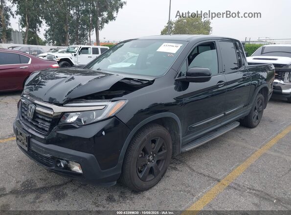 5FPYK3F87JB017206 2018 HONDA RIDGELINE Черный Передняя левая четверть