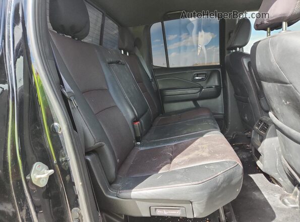 5FPYK3F88LB006394 2020 HONDA RIDGELINE Black Rear seats view