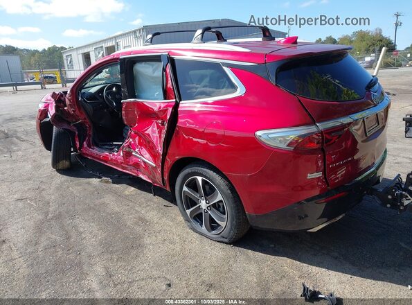 5GAERBKW2NJ148212 2022 BUICK ENCLAVE Red უკანა მარცხენა