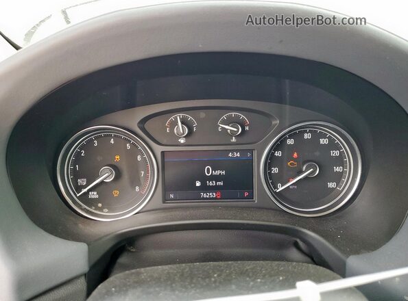 5GAERBKW7LJ319632 2020 BUICK ENCLAVE Gray Instrument cluster view