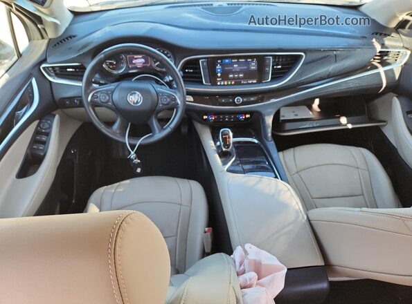 5GAERBKW9LJ227776 2020 BUICK ENCLAVE Gray Dashboard view