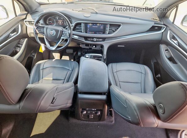 5GAERBKWXNJ181586 2022 BUICK ENCLAVE White Widok zestawu wskaźników