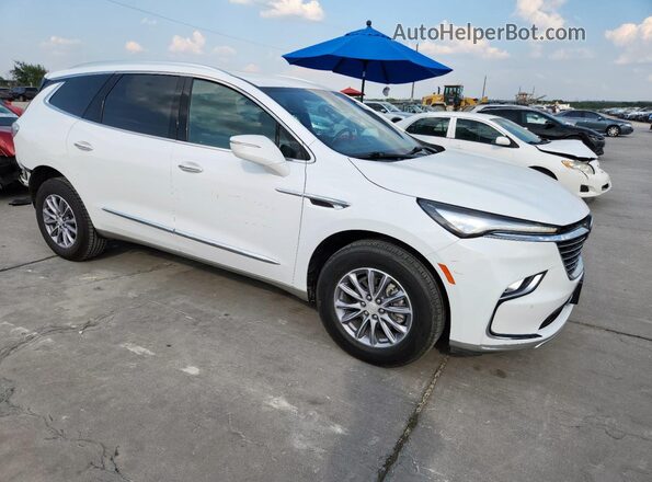 5GAERBKWXNJ189607 2022 BUICK ENCLAVE White Передня права чверть