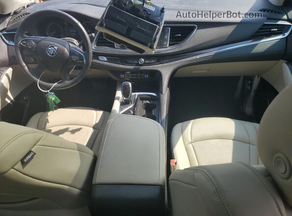 5GAERCKW7MJ254823 2021 BUICK ENCLAVE White Առջևի վահանակի տեսք