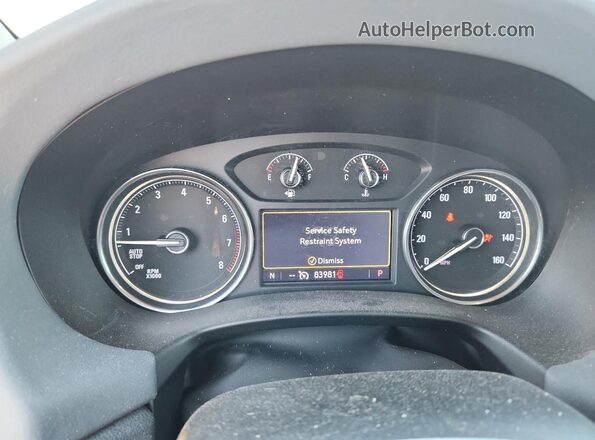 5GAEVAKW1LJ270658 2020 BUICK ENCLAVE Silver Widok zestawu wskaźników